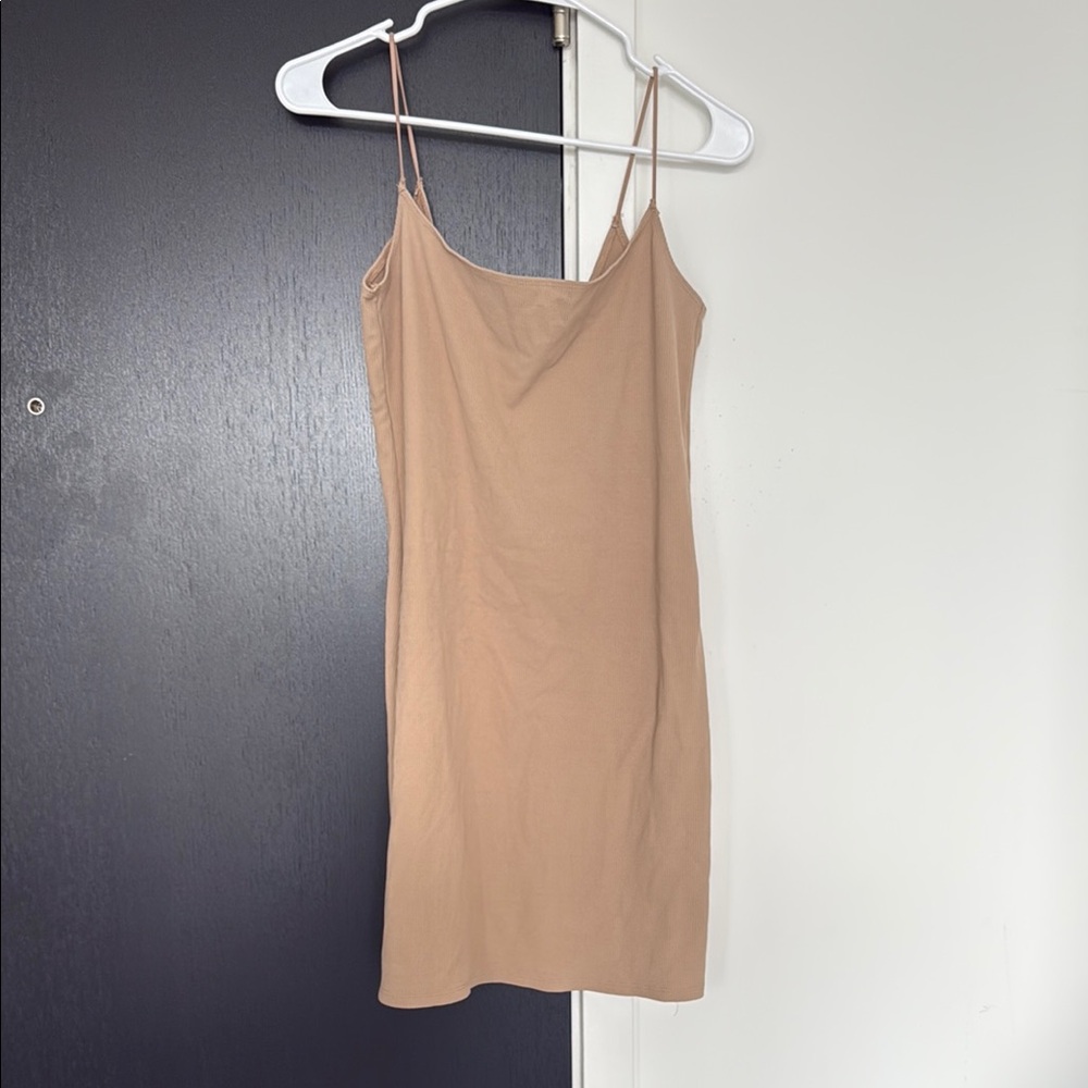 Abercrombie & Fitch Tan Mini Dress